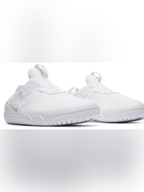 Nike Air Zoom Pulse White Pure Platinum Slip On Medical Nurse Shoes Men’s 11